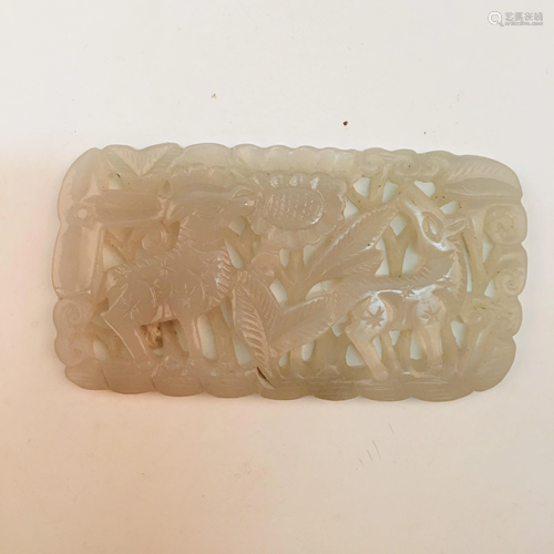 Chinese Jade Pendant Openwork