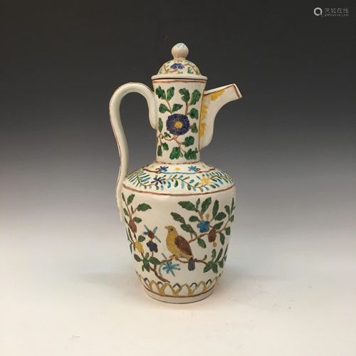 Chinese Susancai Pitcher