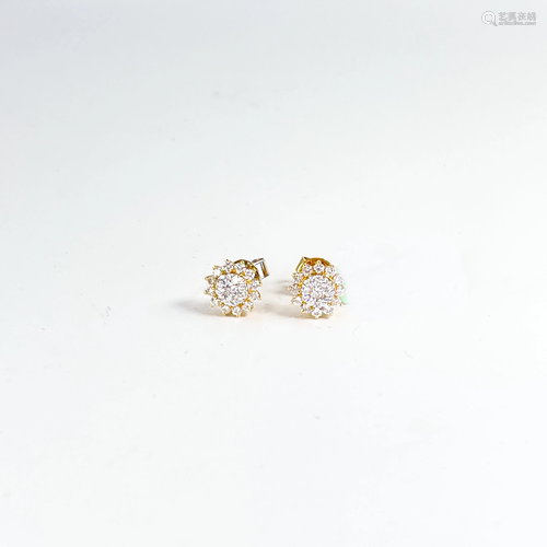 Stunning Diamond Earrings