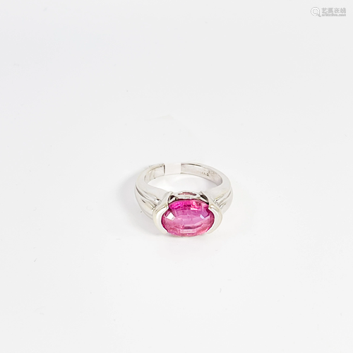 Pink Tourmaline Ring