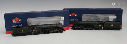 Three Bachmann Branch-Line gauge OO Class A2 locomotives and...