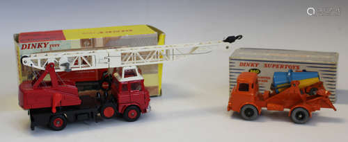 A Dinky Supertoys No. 960 lorry mounted cement mixer and a D...