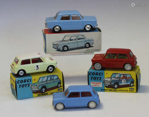 A Corgi Toys No. 227 Morris Mini-Cooper competition model, f...