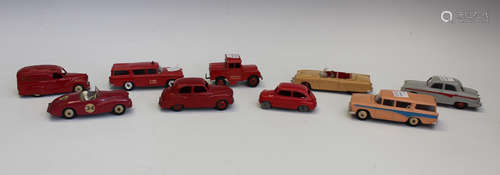 Eleven Dinky Toys and Supertoys vehicles, comprising a No. 1...