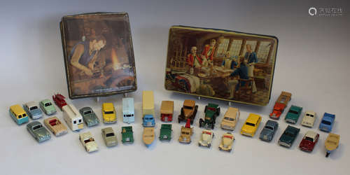 A collection of Matchbox 1-75 Series cars and commercial veh...