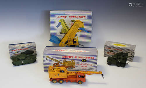 Four Dinky Supertoys vehicles, comprising a No. 651 Centurio...