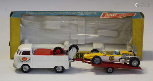 A Corgi Toys Gift Set No. 25 Volkswagen truck with trailer a...