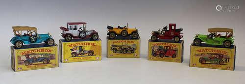 A collection of Matchbox Models of Yesteryear vehicles, comp...