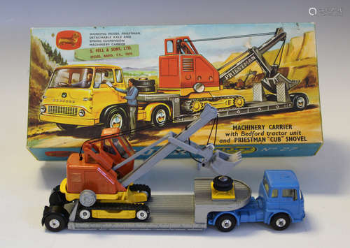 A Corgi Toys No. 27 Gift Set Machinery Carrier with Bedford ...