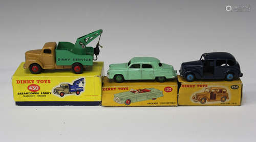 A small collection of Dinky Toys vehicles, including a No. 4...