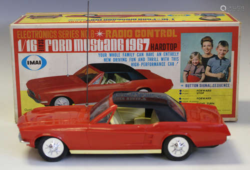 An Imai No. 8 radio control Ford Mustang hard top, finished ...