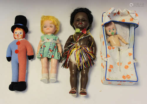 A small collection of plastic dolls, including the Pedigree ...