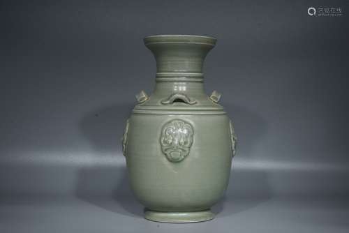 Beast head bottle of song Yue Kiln