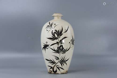 Plum bottle in Cizhou kiln of Song Dynasty