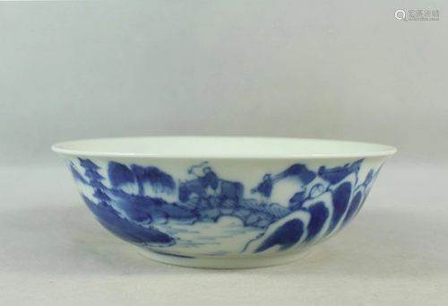 A Chinese Blue and White Porcelain Bowl