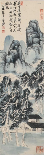 A Chinese Scroll Painting By Qi Baishi