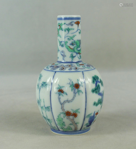 A Chinese Dou-Cai Porcelain Vase