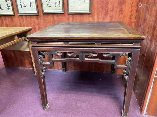 A Chinese Wood Baxian Table