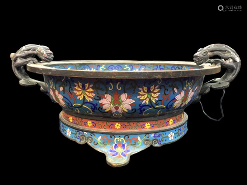 Cloisonne Incense Burner