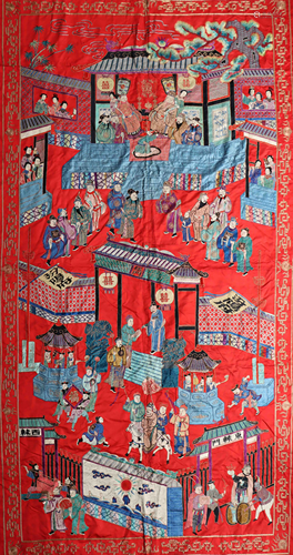 A Large Embroidered Panel