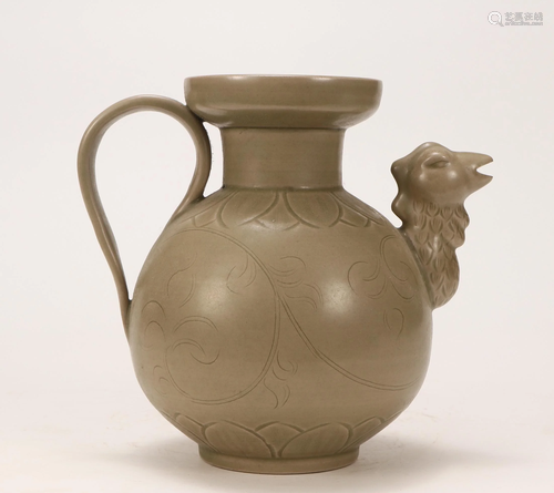 A Yue-ware Ewer Sui Dynasty