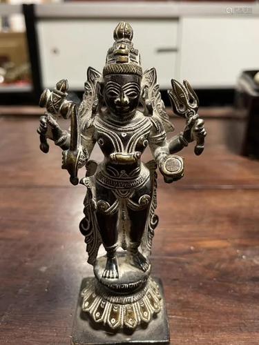 A Bronze Indian Buddha