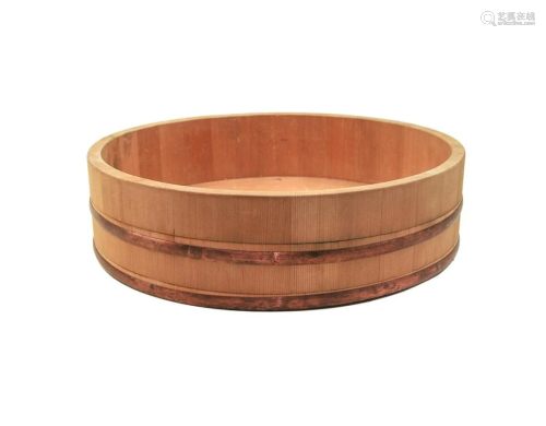 CHINESE WOOD RICE BUCKET