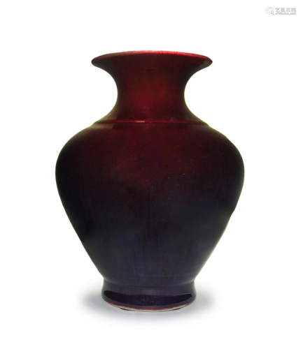 FLAMBE PORCELAIN VASE