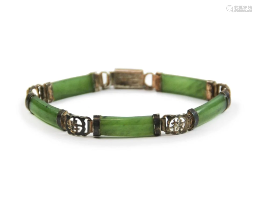 JADE SILVER BRACELET