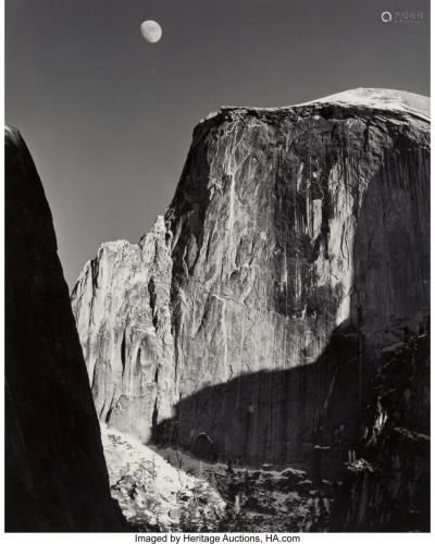 Ansel Adams (American, 1902-1984) Moon and Half