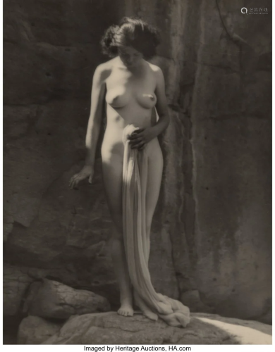 Forman Hanna (American, 1882-1950) Nude with Dra