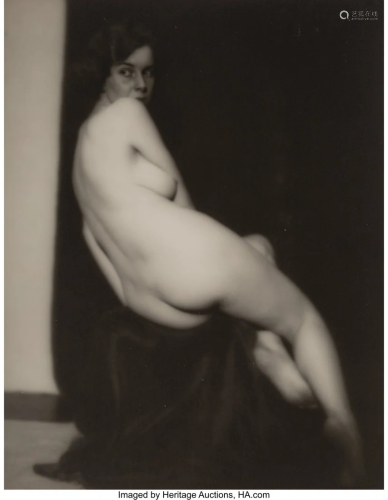 Arthur Smith Gray (American, 1884-1976) Nude Stu