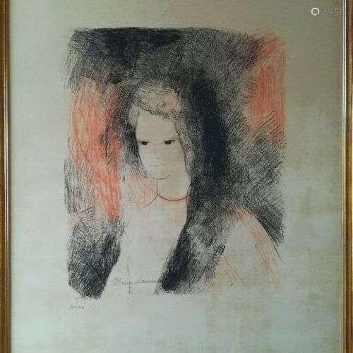 Marie LAURENCIN (1883-1956) Linda. 1955 Lithographie en coul...