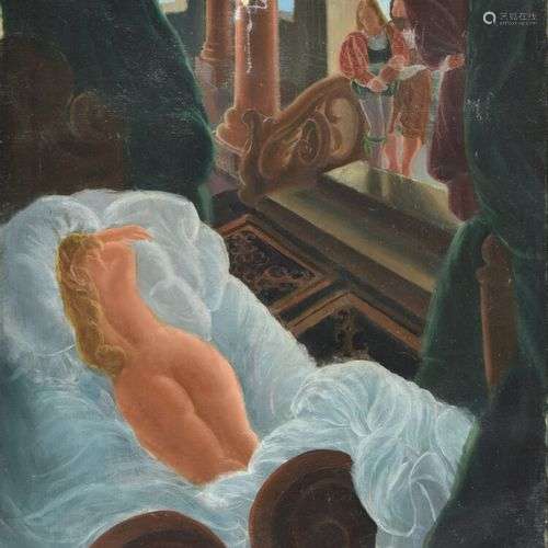 CHAS-LABORDE (Charles Laborde, dit), (1886-1941) La Belle au...