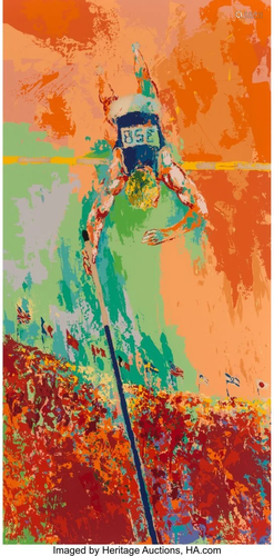 LeRoy Neiman (American, 1921-2012) Olympic Pole