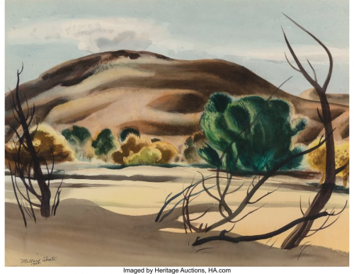 Millard Sheets (American, 1907-1989) California