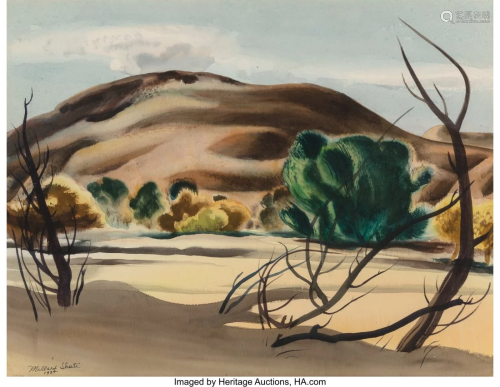 Millard Sheets (American, 1907-1989) California