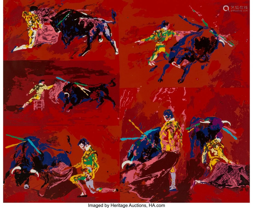 LeRoy Neiman (American, 1921-2012) Red Corrida,