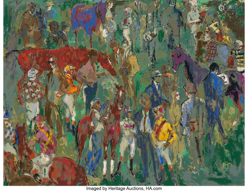 LeRoy Neiman (American, 1921-2012) Before the Ra