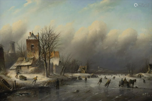 JACOB JAN COENRAAD SPOHLER, WINTERLICHES EISVERGN…