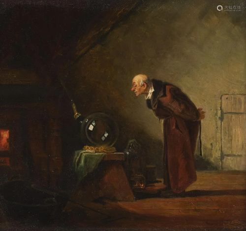 CARL SPITZWEG (NACHFOLGER), DER ALCHIMIST