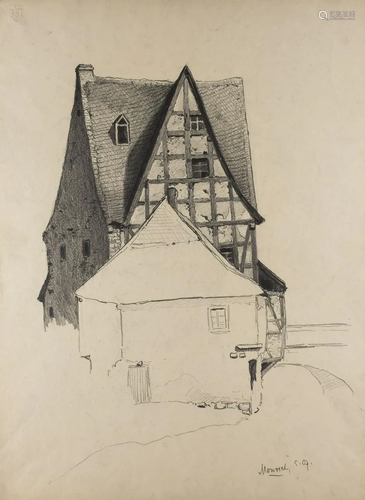 CARL SCHMITZ-PLEIS, FACHWERKHAUS IN MONREAL/EIFEL