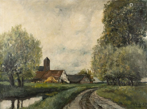 RICHARD FALKENBERG, GEHoeFT IN SOMMERLANDSCHAFT