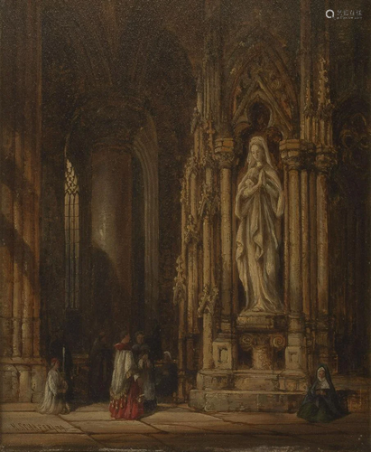 HENRY THOMAS SCHaeFER, KIRCHENINTERIEUR