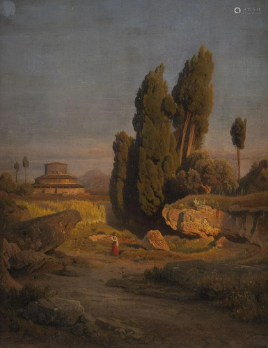 ALBERT FLAMM (ATTR.), ITALIENISCHE LANDSCHAFT MIT