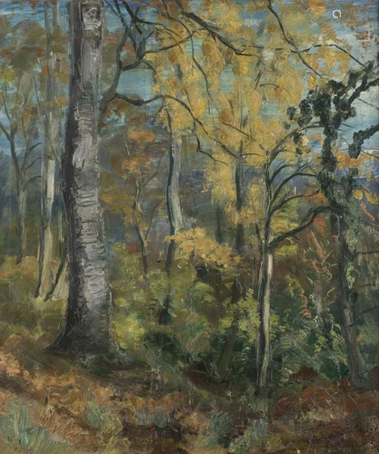 BERNHARD GOBIET, HERBSTWALD