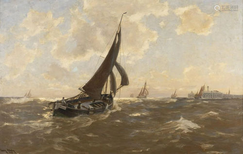 ERWIN CARL WILHELM GueNT(H)ER, VOR DEM HAFEN VON