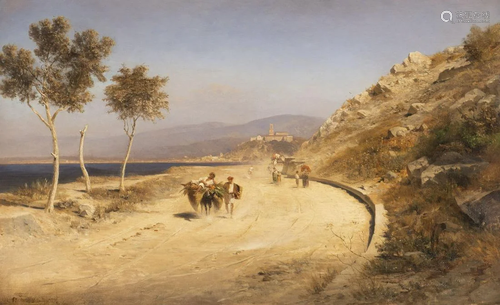 HERMANN AUGUST KRueGER, STRAssE AM GOLF VON SORRENT