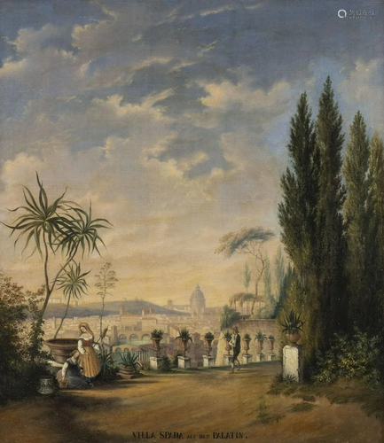 KARL LINDEMANN-FROMMEL (ATTR.), VILLA SPADA AUF DEM