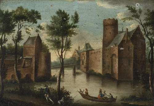 NIEDERLaeNDISCH, WASSERSCHLOSS MIT HoeFISCHER